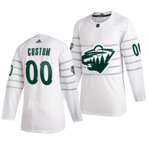 Minnesota Wild Trikot Benutzerdefinierte 2020 NHL All-Star Game Weiß